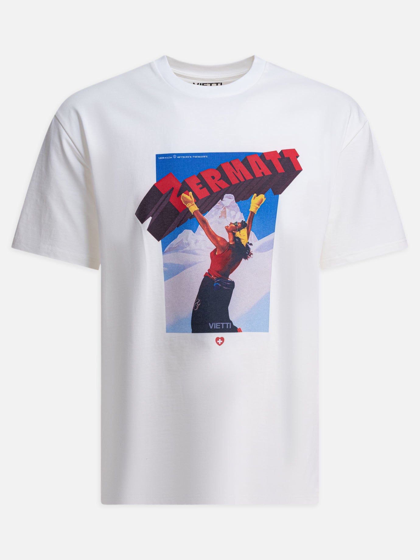 VIETTI Merchandise &quot;Zermatt&quot; crewneck T-shirt 20607328_XS White thumbnail_1