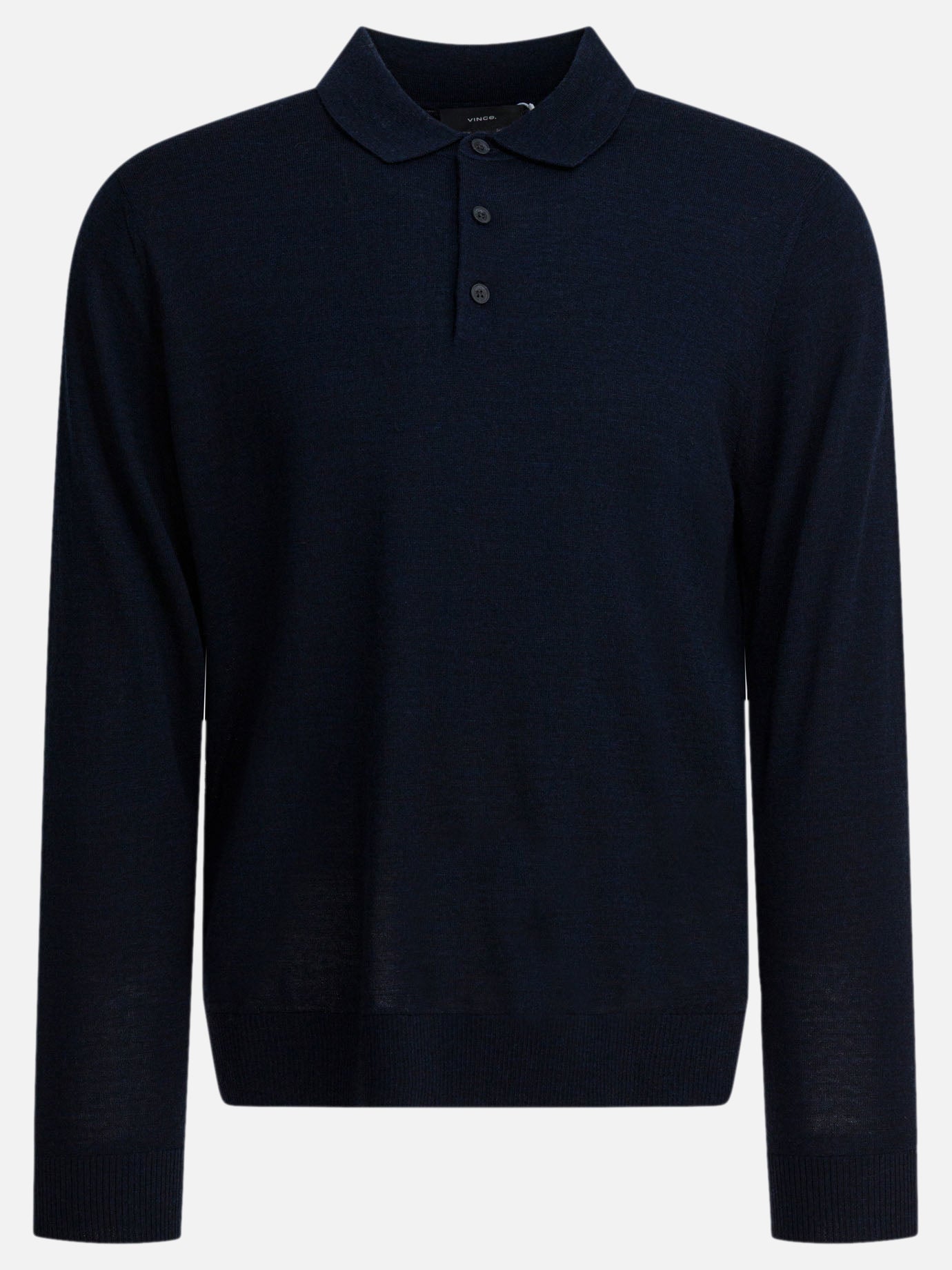 Polo con bottoni Solid colour  Blu - Vince Uomo | PDP | VIETTI Online Store | Zoom-Modal
