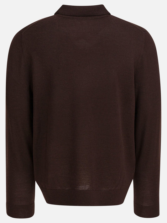Polo con bottoni Solid colour  Bordeaux - Vince Uomo | PDP | VIETTI Online Store | 2

