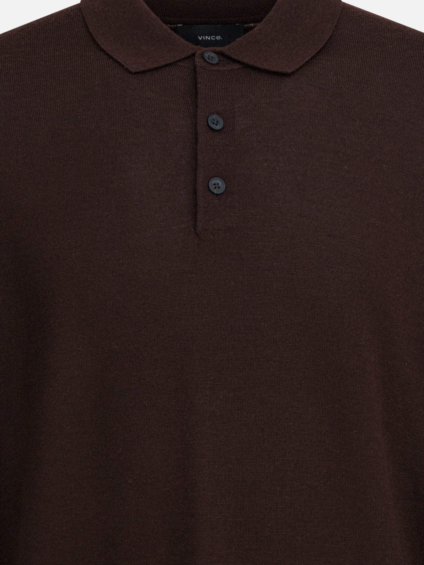 Polo con bottoni Solid colour  Bordeaux - Vince Uomo | PDP | VIETTI Online Store | Zoom-Modal_3
