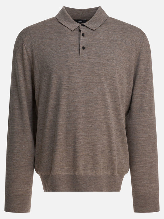 Polo shirts with buttons Solid colour  Grey - Vince Men | PDP | VIETTI Online Store 
