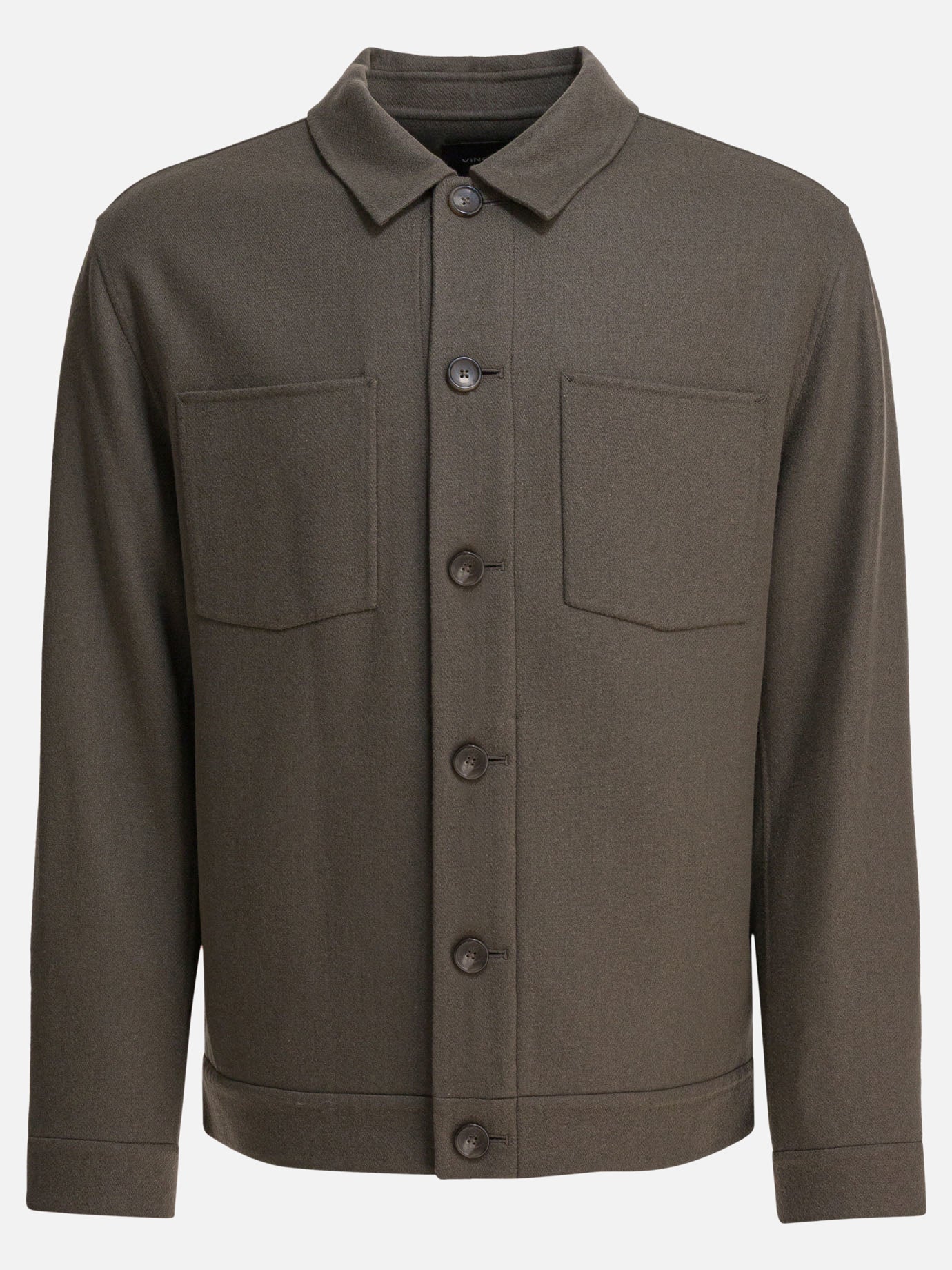 Giacche overshirt Solid colour  Grigio - Vince Uomo | PDP | VIETTI Online Store | Zoom-Modal

