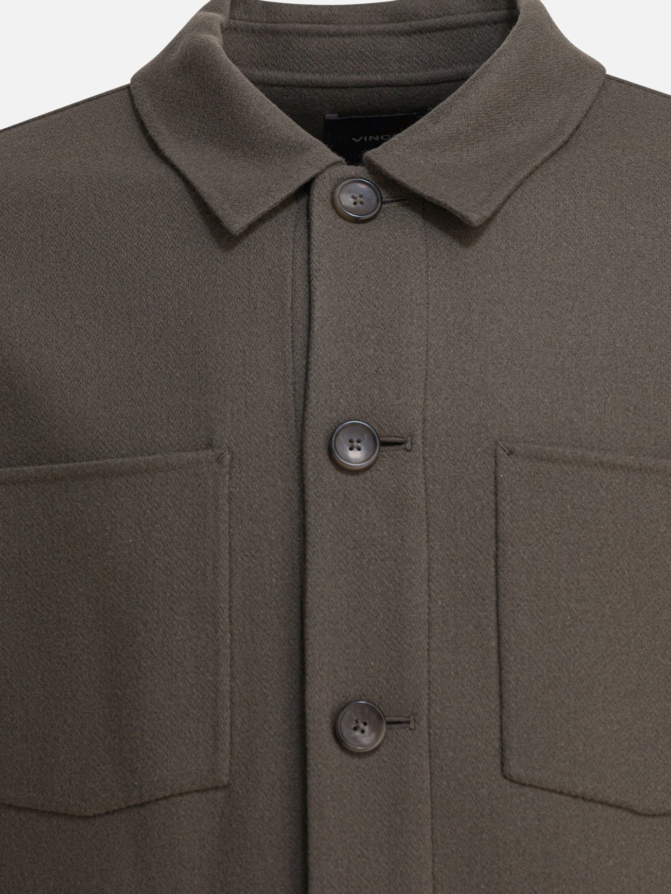 Giacche overshirt Solid colour  Grigio - Vince Uomo | PDP | VIETTI Online Store | thumbnail_3
