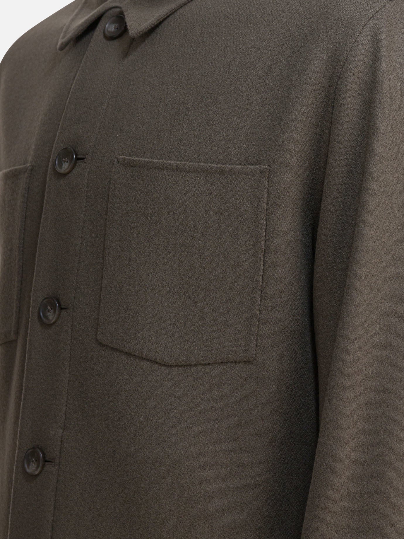 Giacche overshirt Solid colour  Grigio - Vince Uomo | PDP | VIETTI Online Store | thumbnail_4