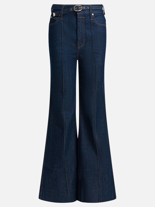 Jeans a gamba larga Denim  Blu - Zimmermann Donna | VIETTI Online Store 
