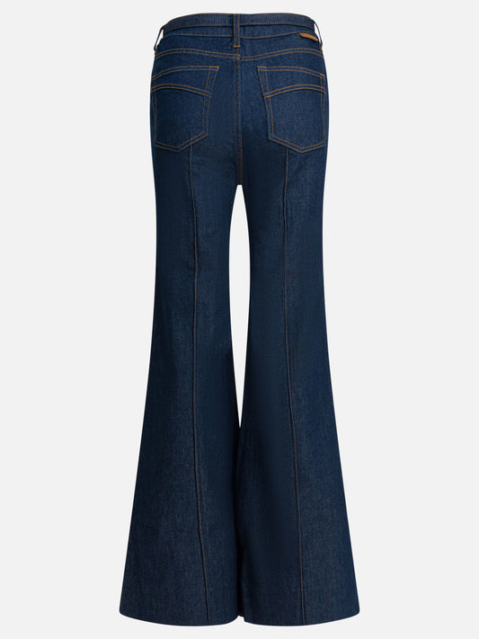 Jeans a gamba larga Denim  Blu - Zimmermann Donna | VIETTI Online Store | 2

